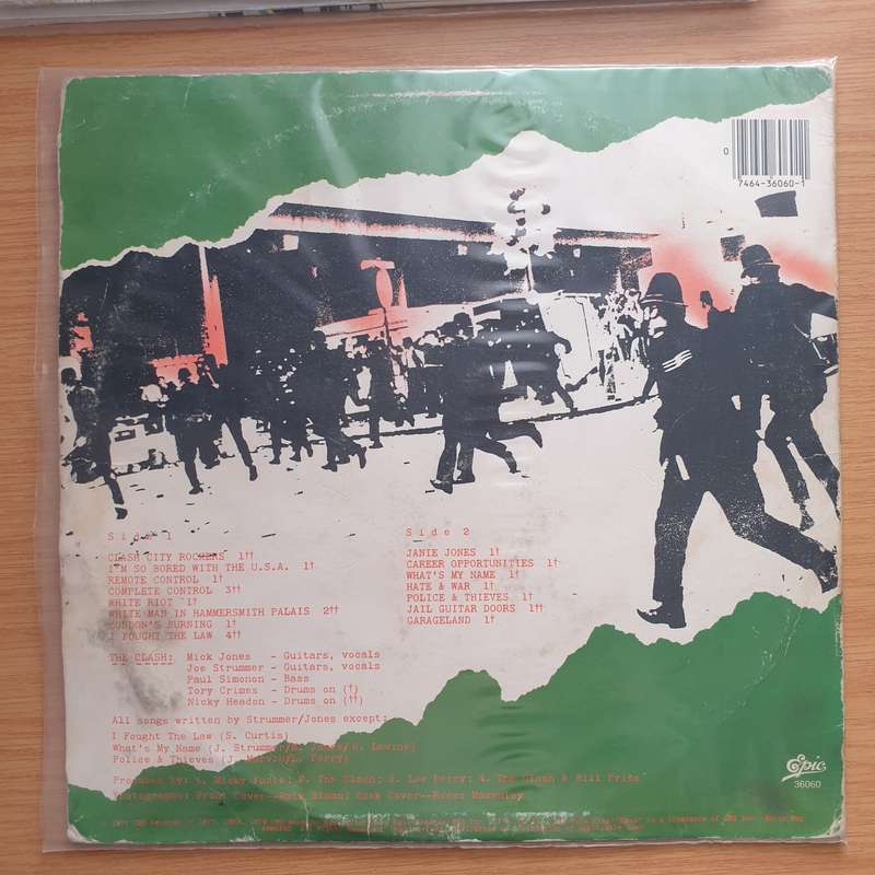 The Clash  The Clash -  Vinyl LP Record - Very-Good+ Quality (VG+)