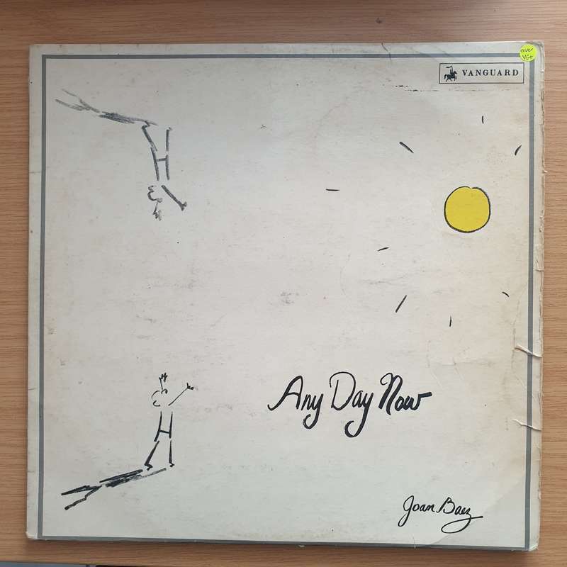 Joan Baez  Any Day Now -  Double Vinyl LP Record - Very-Good+ Quality (VG+)