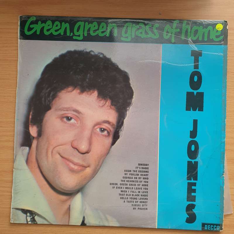 Tom Jones  Green, Green Grass Of Home - Vinyl LP Record - Very-Good+ Quality (VG+)