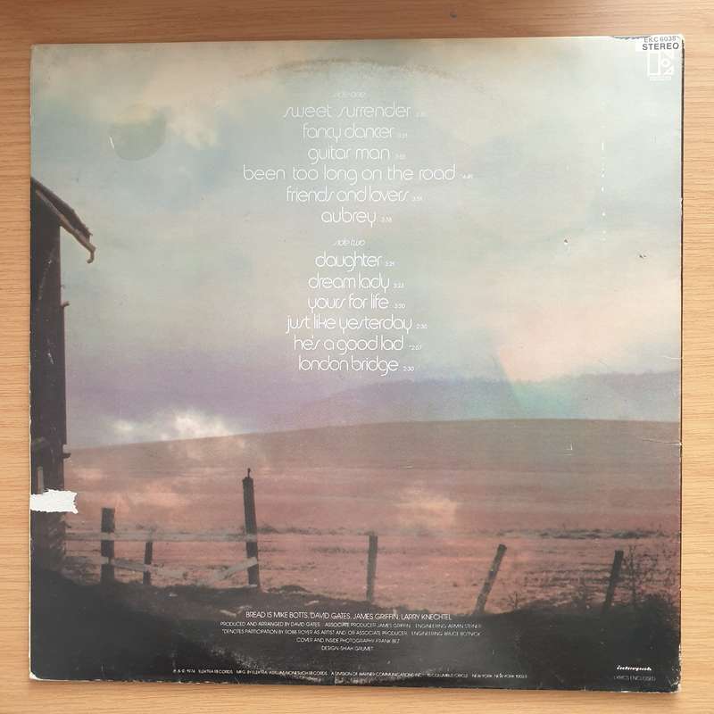 Bread  The Best Of Bread Volume Two  - Vinyl LP Record - Very-Good+ Quality (VG+)