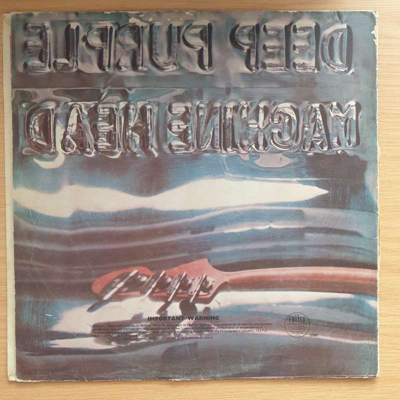 Deep Purple  Machine Head - Vinyl LP Record - Very-Good- Quality (VG-)