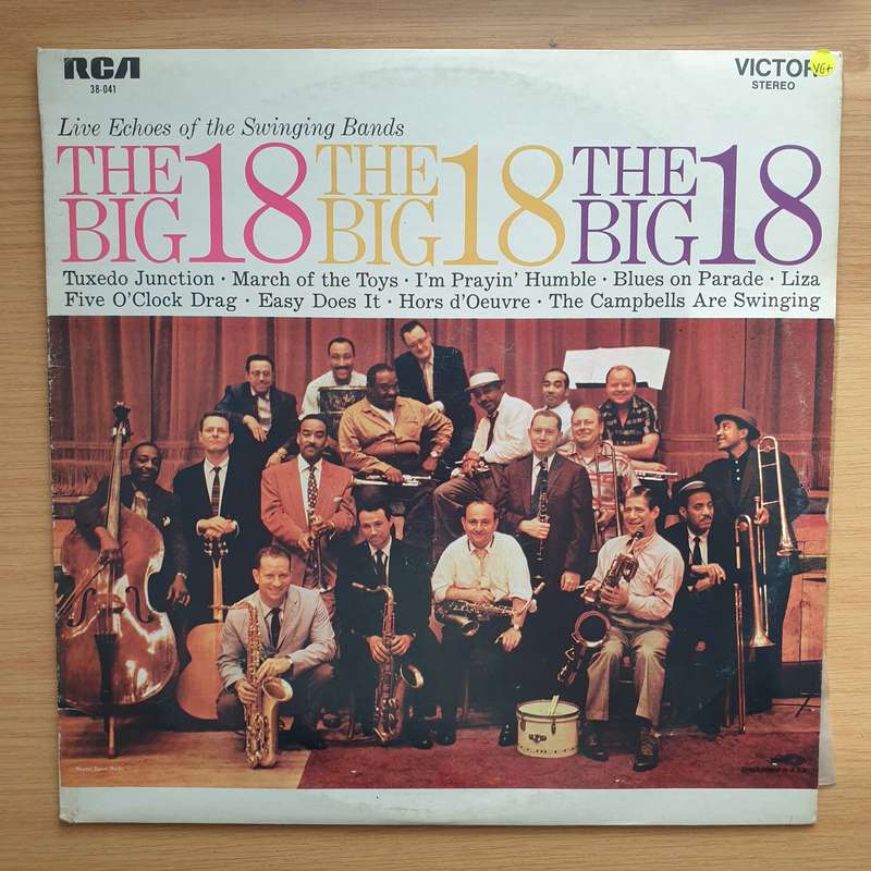 The Big 18  Live Echoes Of The Swinging Bands - Vinyl LP Record - Very-Good+ Quality (VG+)