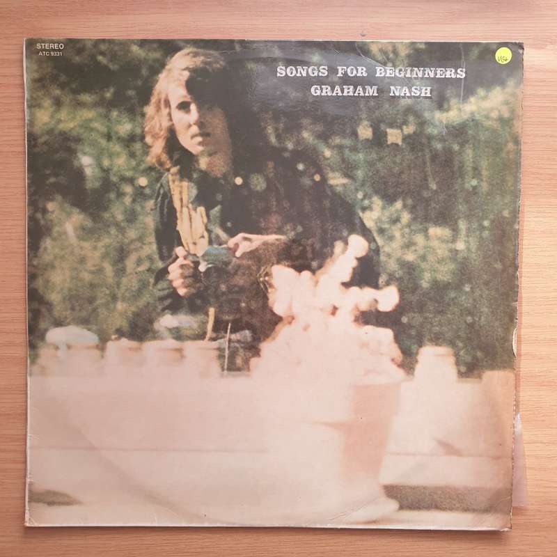 Graham Nash  Songs For Beginners - Vinyl LP Record  (VG+)