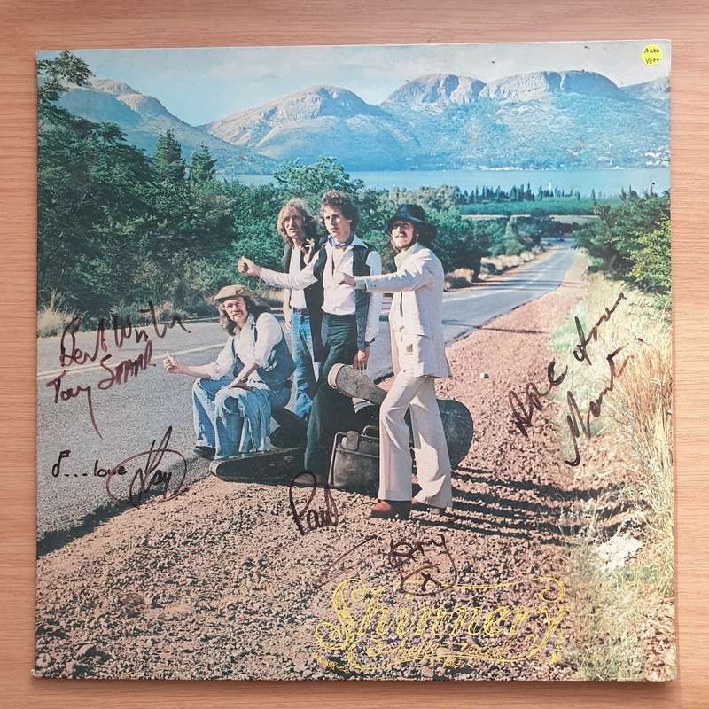 Shinnery (Autographed)  Hello Road - Vinyl LP Record - Very-Good+ Quality (VG+)