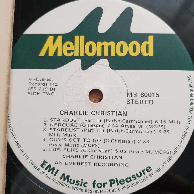 Charlie Christian with Dizzy Gillespie & Thelonius Monk - Vinyl LP Record - Very-Good+ Quality (VG+)