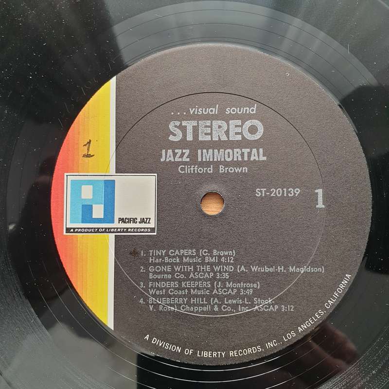 Clifford Brown featuring Zoot Sims  Jazz Immortal - Vinyl LP Record - Very-Good+ Quality (VG+)