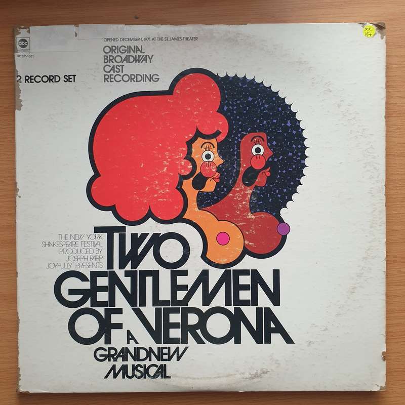 Two Gentlemen Of Verona: A Grand New Musical (Original Broadway Cast Recording) - Double Vinyl LP...
