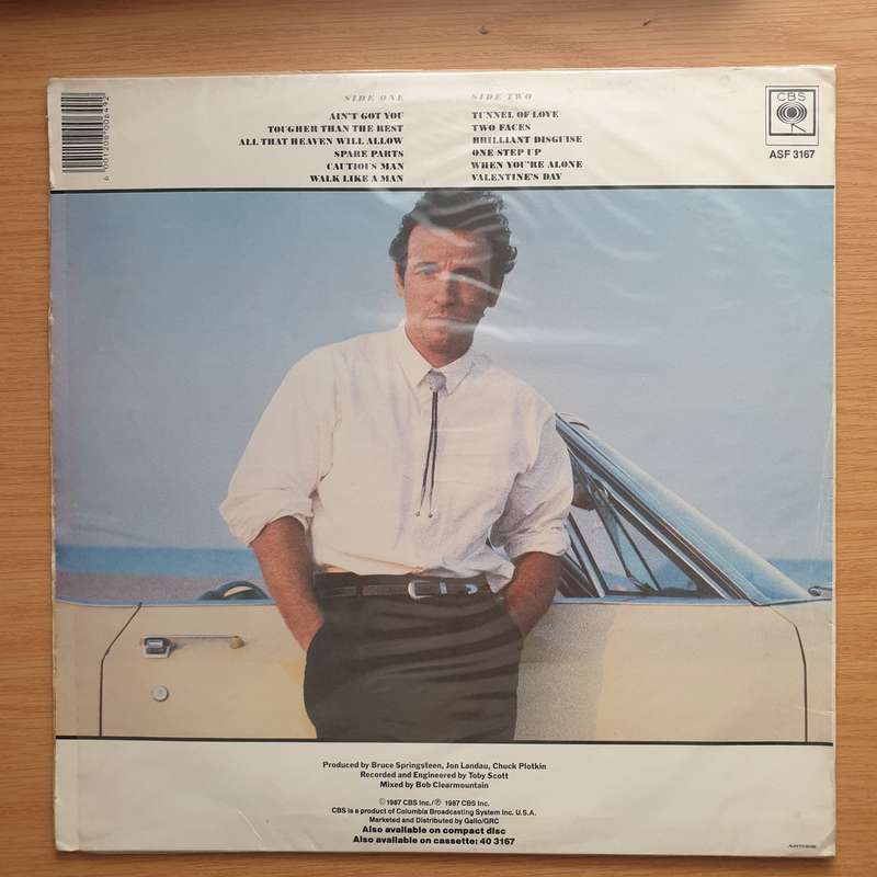 Bruce Springsteen  Tunnel Of Love - Vinyl LP Record - Very-Good Quality (VG) (verry)