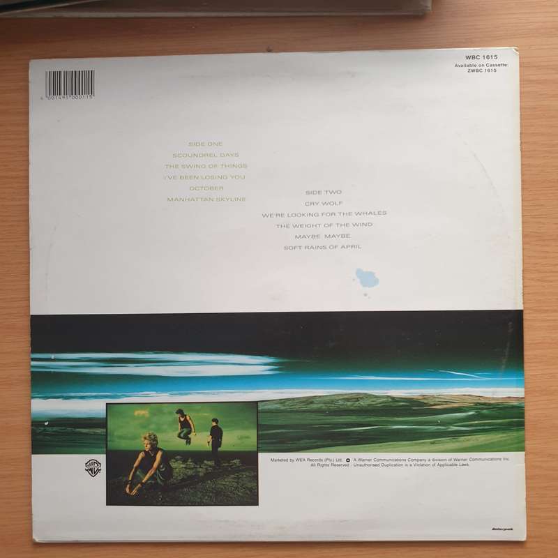 a-ha  Scoundrel Days - Vinyl LP Record - Very-Good+ Quality (VG+)