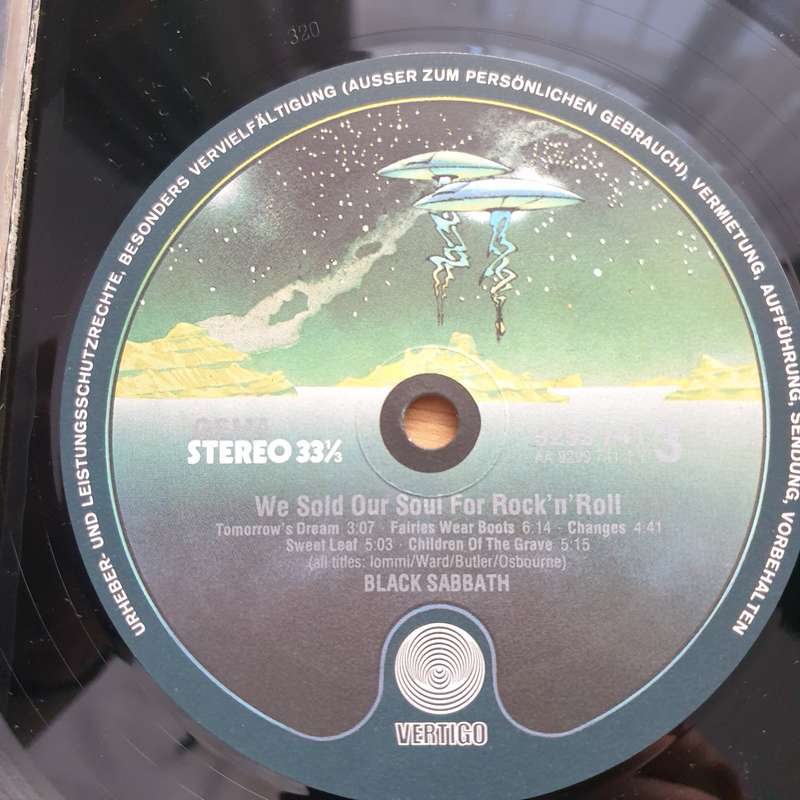 Black Sabbath  We Sold Our Soul For Rock 'N' Roll (Germany Press) - Double Vinyl LP Record - V...