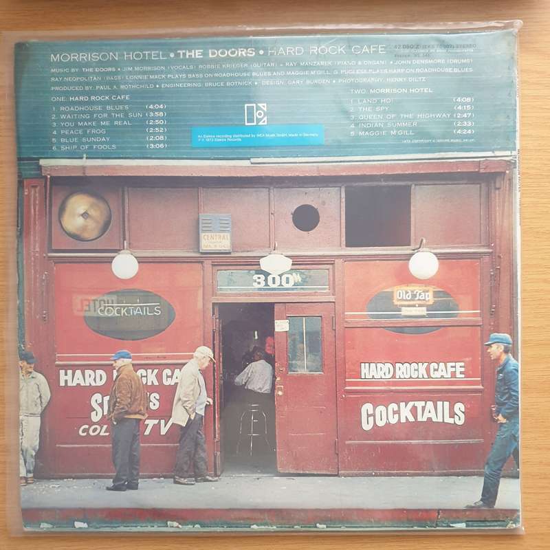 The Doors  Morrison Hotel - Vinyl LP Record - Very-Good+ Quality (VG+)