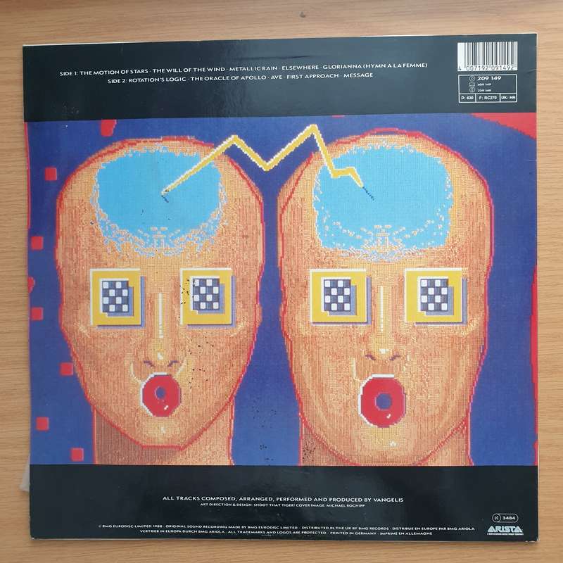 Vangelis  Direct - Vinyl LP Record - Very-Good+ Quality (VG+)