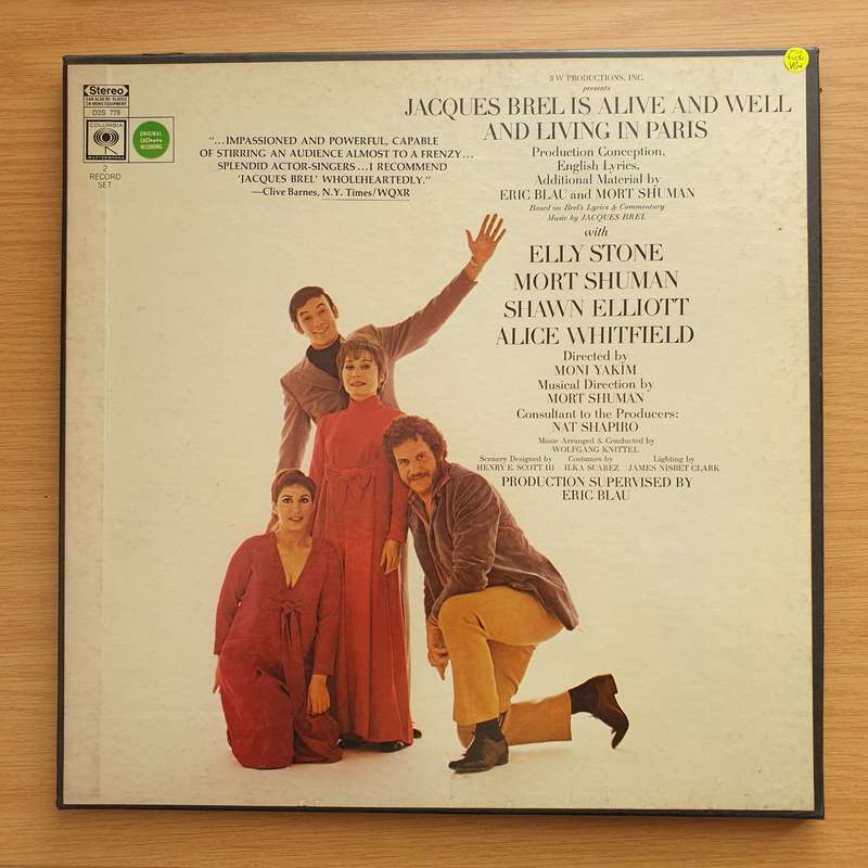 Jacques Brel Is Alive And Well And Living In Paris - 2 x Vinyl LP Record Box Set - Very-Good+ Qua...