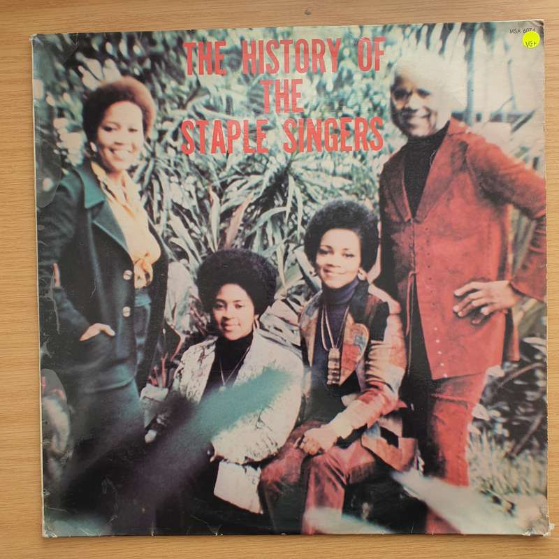 The Staple Singers - History of the Staple Singers  Vinyl LP Record - Very-Good+ Quality (VG+)