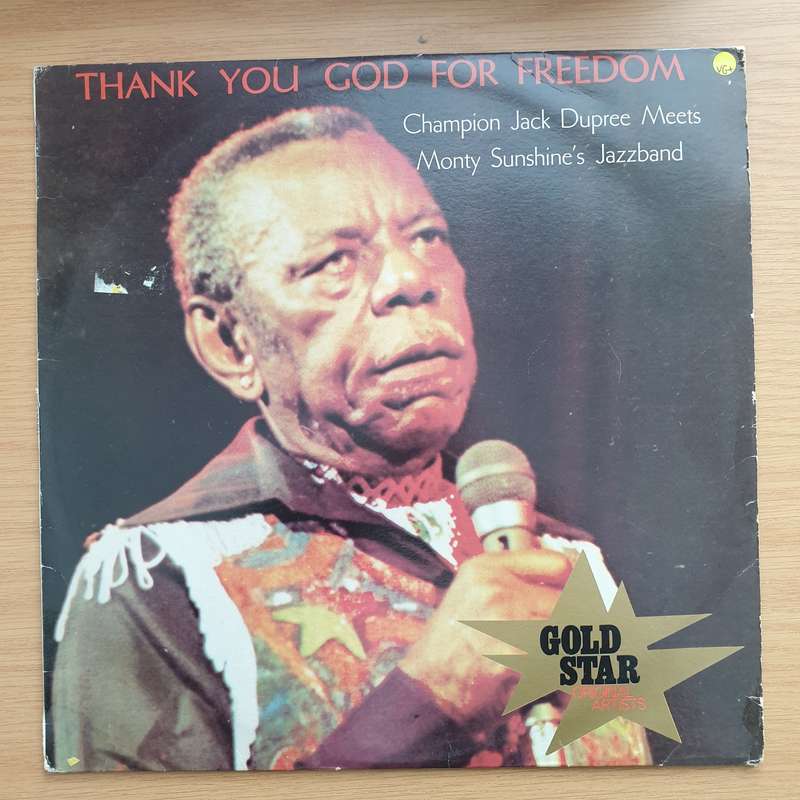 Champion Jack Dupree - Thank you G-D for Freedom  Vinyl LP Record (VG+)