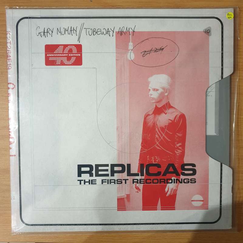 Tubeway Army (Gary Numan) Replicas - Blue/Green Colour  Double Vinyl LP Record - Very-Go...