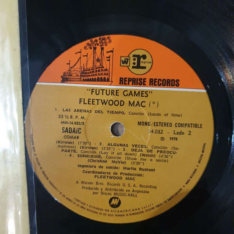 Fleetwood Mac  Future Games  Vinyl LP Record - Very-Good+ Quality (VG+)