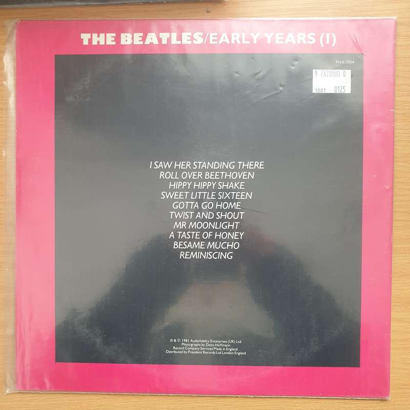 Beatles  Early Years (1) (UK Pressing) -  Vinyl LP Record - Very-Good+ Quality (VG+)