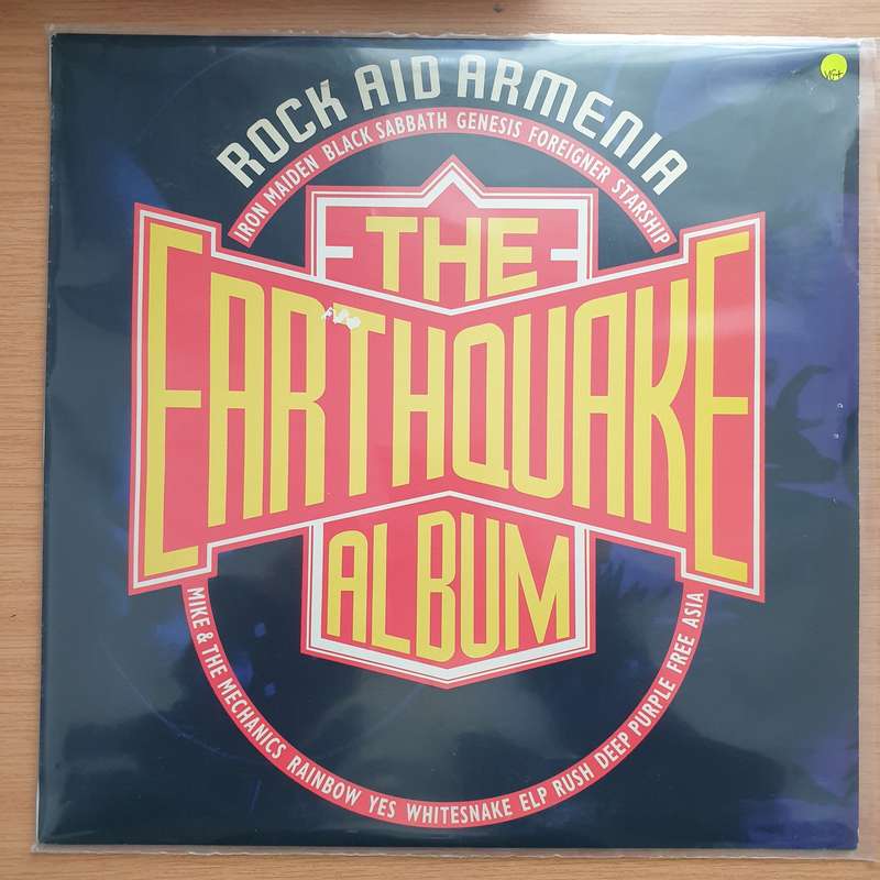 The Earthquake Album - Rock Aid Armenia - Vinyl LP Record - Very-Good+ Quality (VG+)