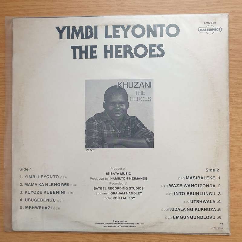 The Heroes  Yimbi Leyonto -  Vinyl LP Record - Very-Good+ Quality (VG+)