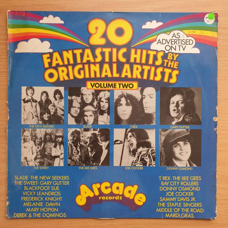 20 Fantastic Hits By The Original Artists Volume Two-  Vinyl LP Record - Very-Good Quality (VG) (...