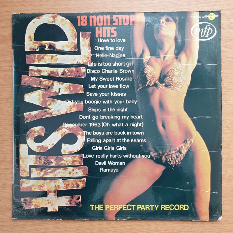 Hits Wild - 18 Non Stop Hits -  Vinyl LP Record - Very-Good+ Quality (VG+)