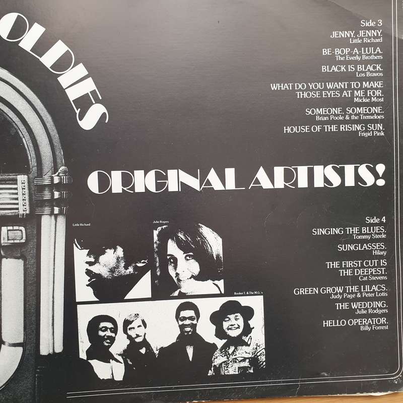 24 Golden Oldies - Original Artists -  Double Vinyl LP Record - Very-Good Quality (VG) (verry)
