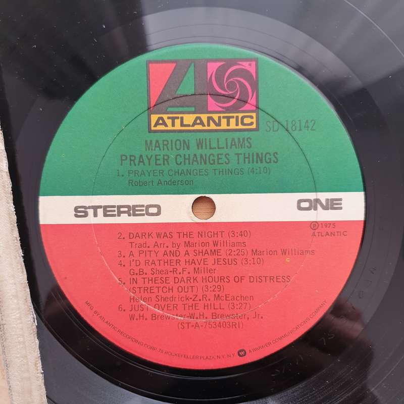 Marion Williams  Prayer Changes Things - Vinyl LP Record - Very-Good+ Quality (VG+)