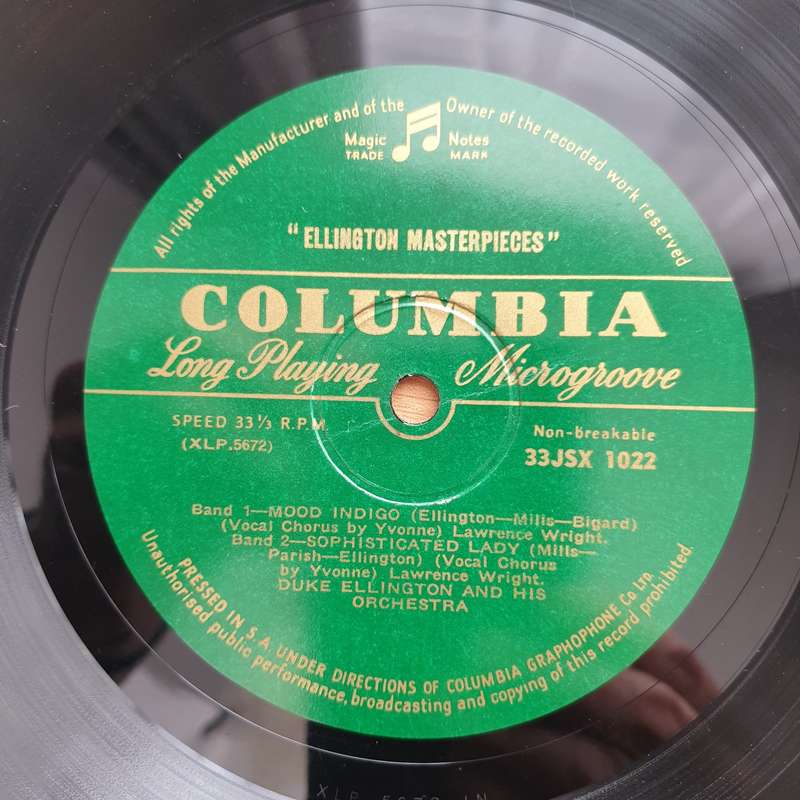 Duke Ellington And His Orchestra  Masterpieces -  Vinyl LP Record - Very-Good+ Quality (VG+)