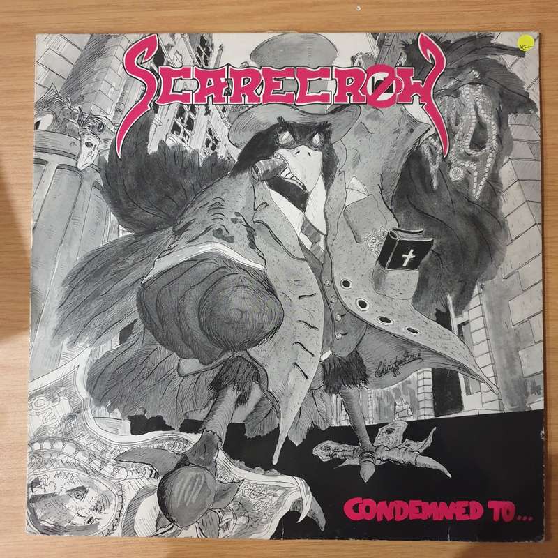 Scarecrow  Condemned To Be Doomed - Vinyl LP Record - Very-Good+ Quality (VG+)