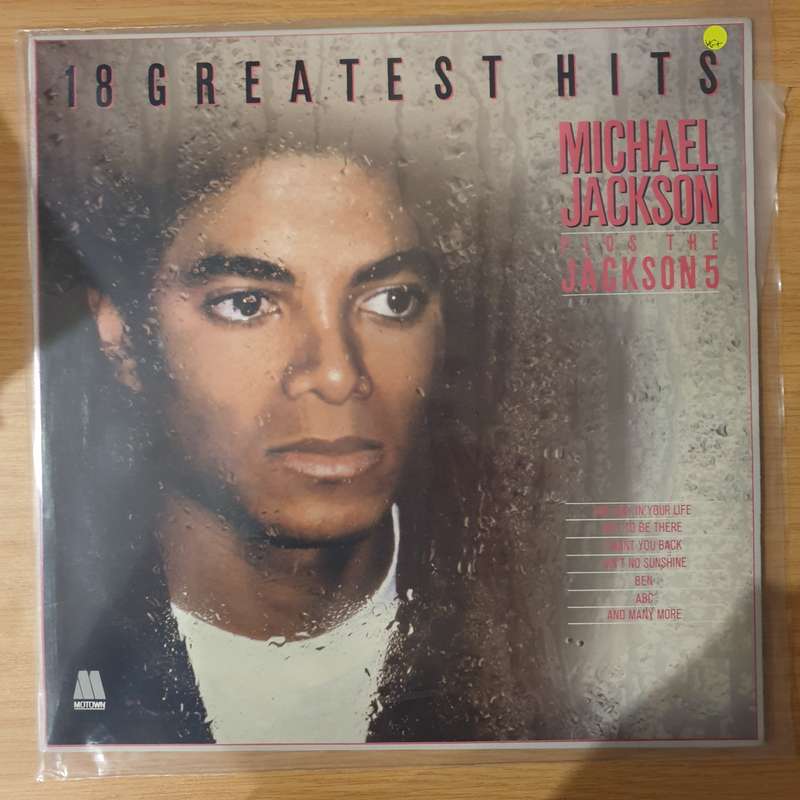 Michael Jackson Plus The Jackson 5  18 Greatest Hits - Vinyl LP Record - Very-Good+ Quality (VG+)