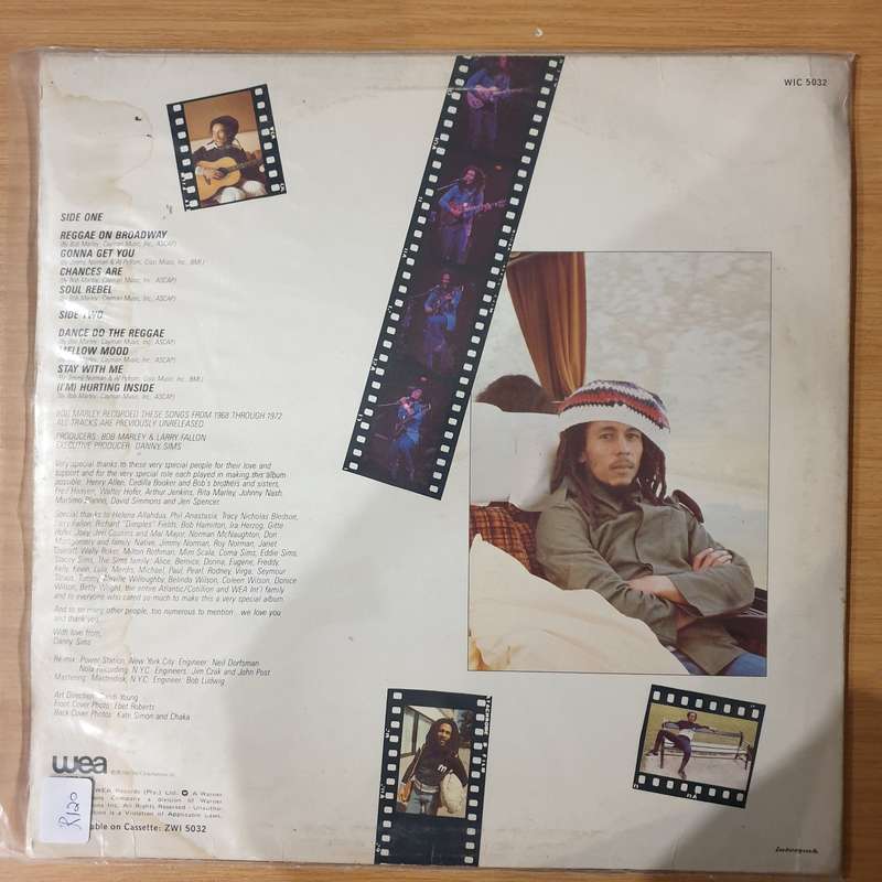 Bob Marley  Chances Are - Vinyl LP Record - Very-Good+ Quality (VG+)