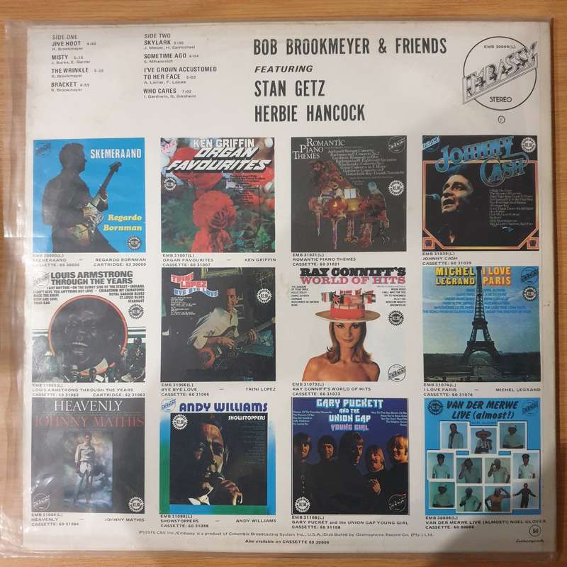 Bob Brookmeyer And Friends - Bob Brookmeyer, Stan Getz, Herbie Hancock, Gary Burton, Elvin Jones,...