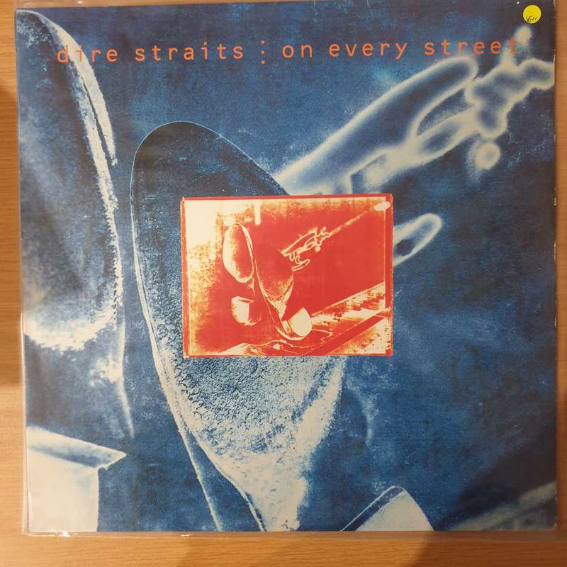 Dire Straits  On Every Street  Vinyl LP Record - Very-Good+ Quality (VG+)
