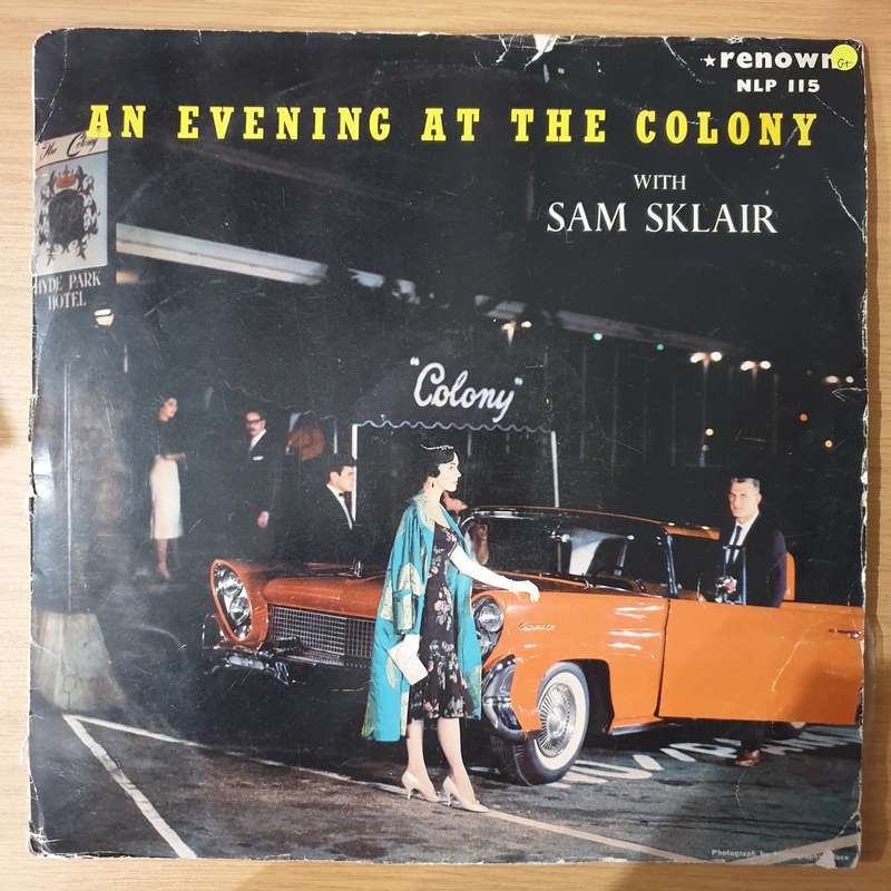 Sam Sklair  An Evening At The Colony With Sam Sklair - Vinyl LP Record - Good+ Quality (G+) (g...