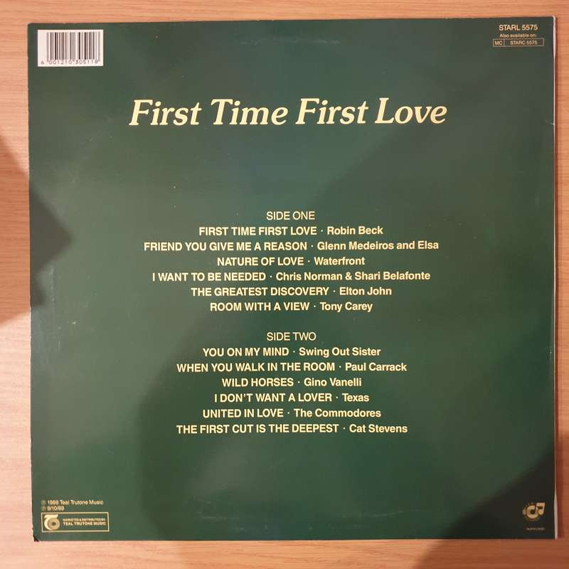 First Time - First Love - Various Artists  Vinyl LP Record - Very-Good+ Quality (VG+)