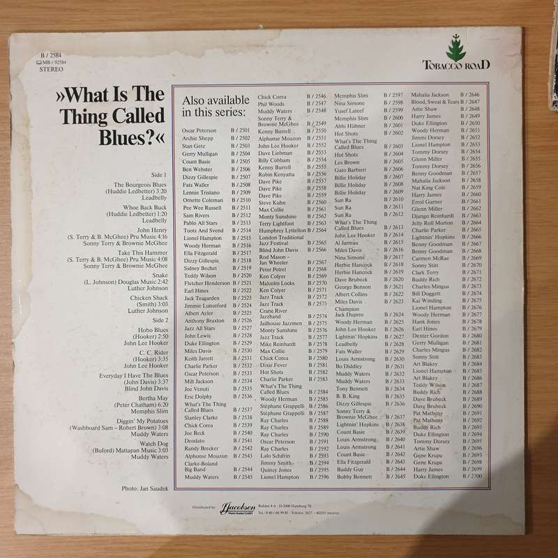 What Is The Thing Called Blues? - American Jazz & Blues History Vol .84  Vinyl LP Record - Ver...