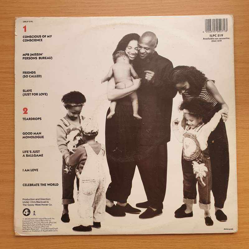 Womack & Womack  Conscience - Vinyl LP Record - Very-Good+ Quality (VG+)