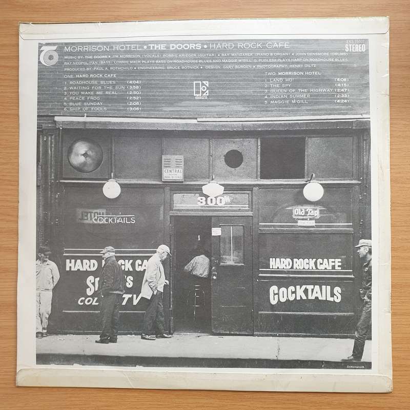 The Doors - Morrison Hotel - Vinyl LP Record - Very-Good+ Quality (VG+)