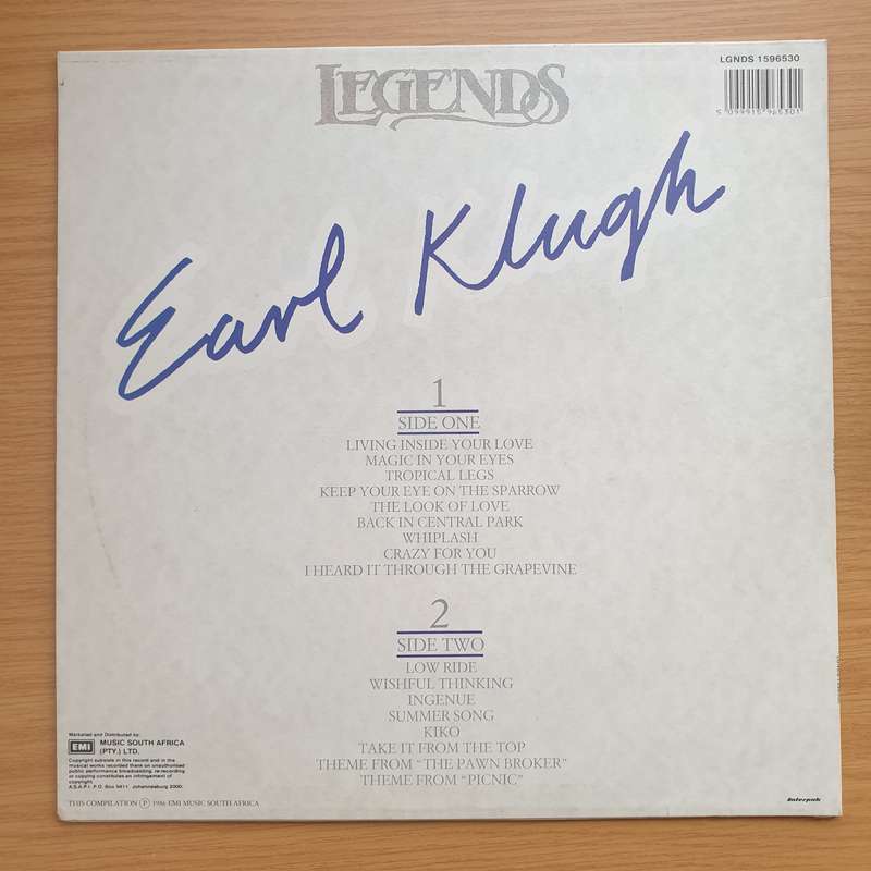 Earl Klugh - Legends - Vinyl LP Record - Very-Good+ Quality (VG+)