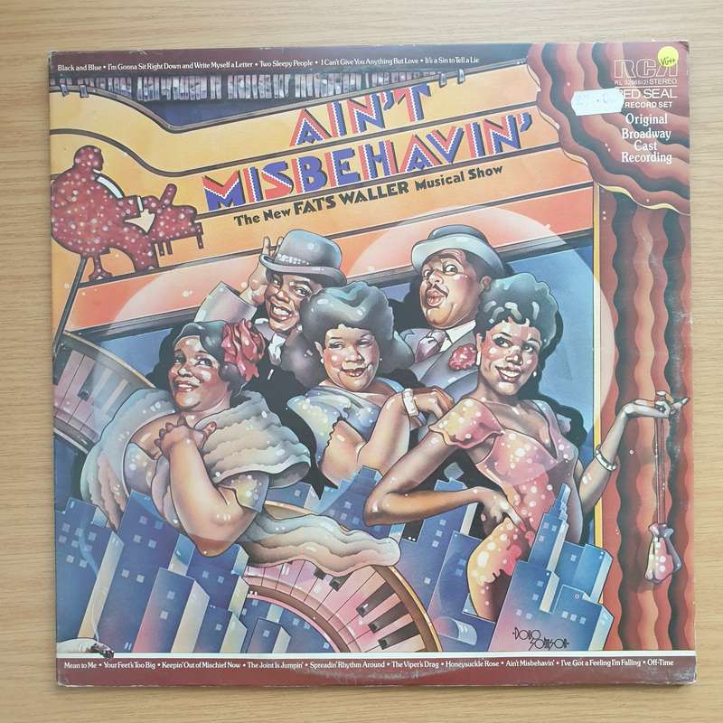 Ain't Misbehavin'  - Original Broadway Cast - The New Fats Waller Musical Show - Vinyl LP Record ...