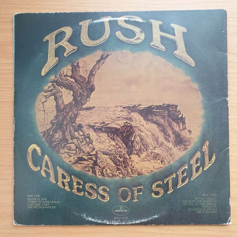 Rush  Caress Of Steel - Vinyl LP Record - Very-Good+ Quality (VG+)