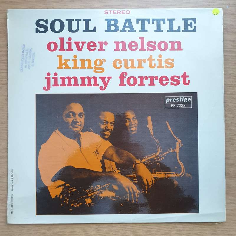 Soul Battle - Oliver Nelson, King Curtis, Jimmy Forrest  Vinyl LP Record - Very-Good Quality (...