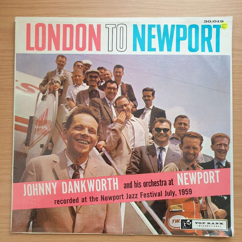 Johnny Dankworth & His Orchestra  London To Newport -  Vinyl LP Record - Very-Good+ Quality (VG+)
