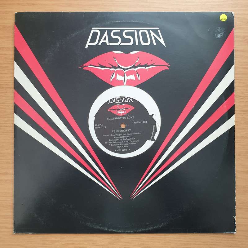 Cafe Society  Somebody To Love - Vinyl LP Record - Very-Good+ Quality (VG+)