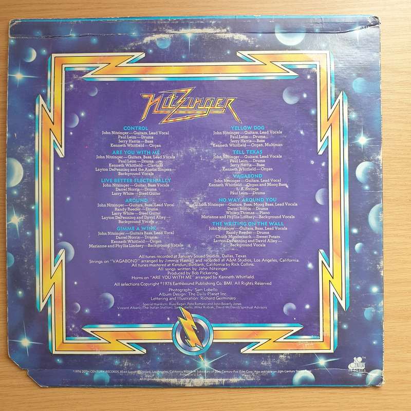 Nitzinger  Live Better Electrically - Vinyl LP Record - Very-Good+ Quality (VG+)