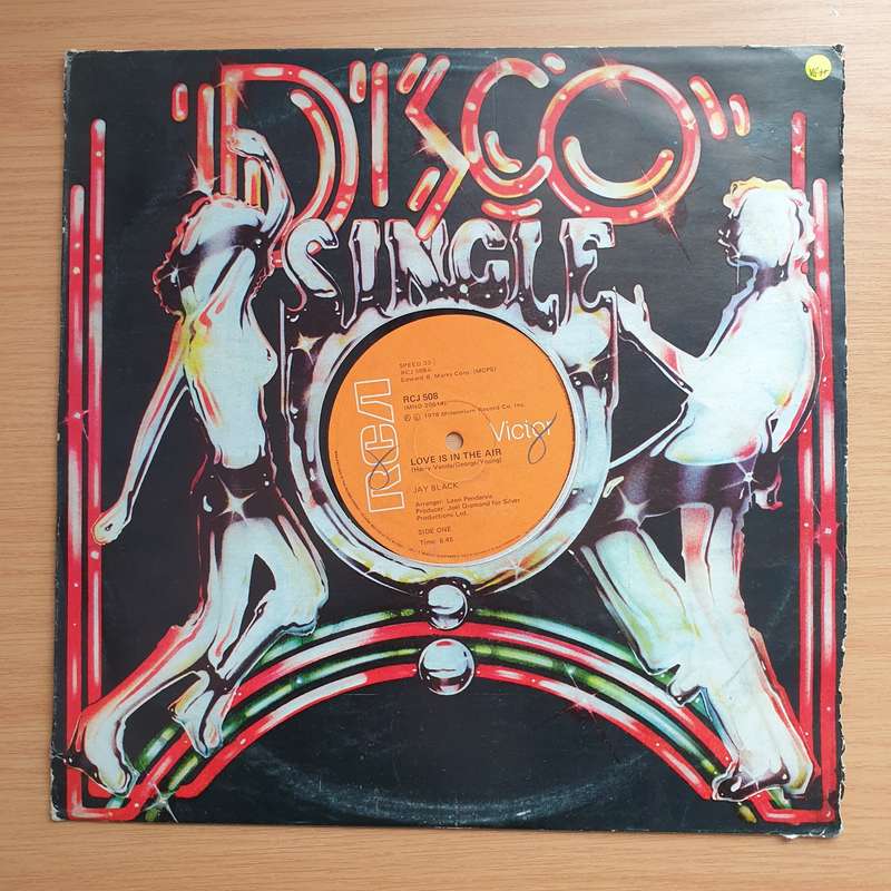 Jay Black  Love Is In The Air - Vinyl LP Record - Very-Good+ Quality (VG+)
