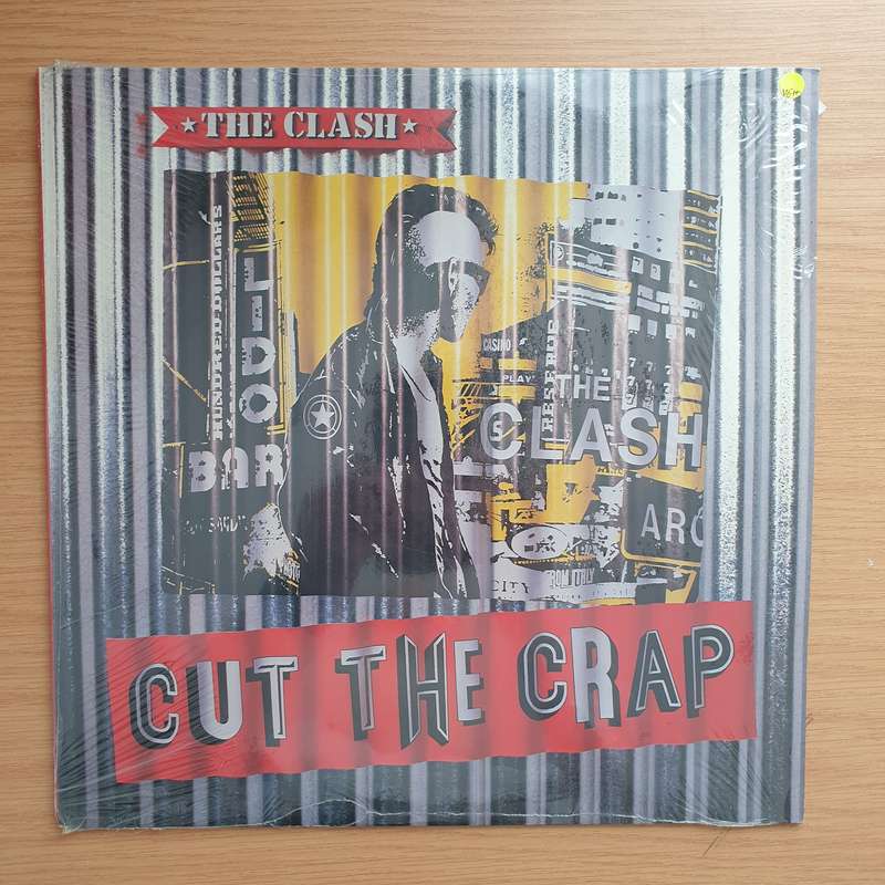 The Clash  Cut The Crap - Vinyl LP Record - Very-Good+ Quality (VG+)