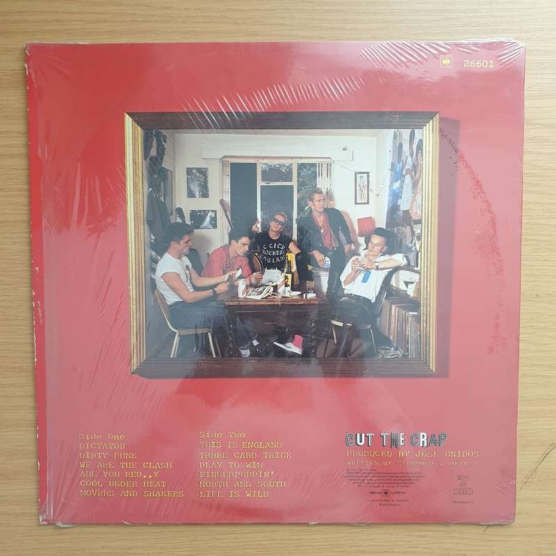 The Clash  Cut The Crap - Vinyl LP Record - Very-Good+ Quality (VG+)
