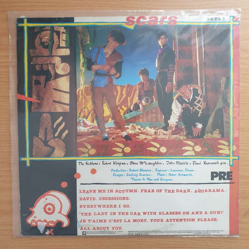 Scars  Author! Author! - Vinyl LP Record - Very-Good+ Quality (VG+)